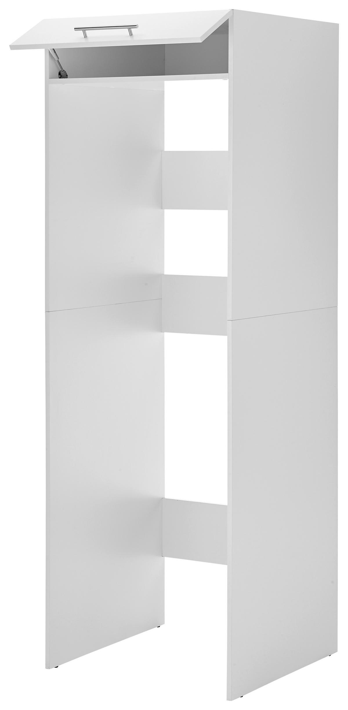 Respekta Waschmaschinenumbauschrank Clara weiß matt B/H/T: ca. 67,4x200x67,6 cm Clara - weiß (67,40/200,00/67,60cm) - Respekta