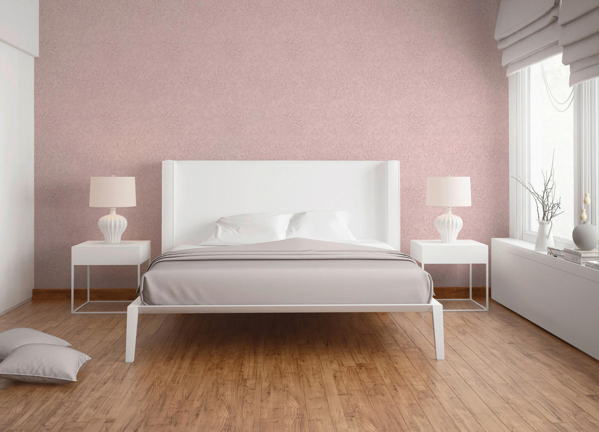 A.S.Creation Vliestapete Trendwall 2 Floral rosa B/L: ca. 53x1005 cm Trendwall 2 - rosa (53,00/1005,00cm) - A.S.Creation
