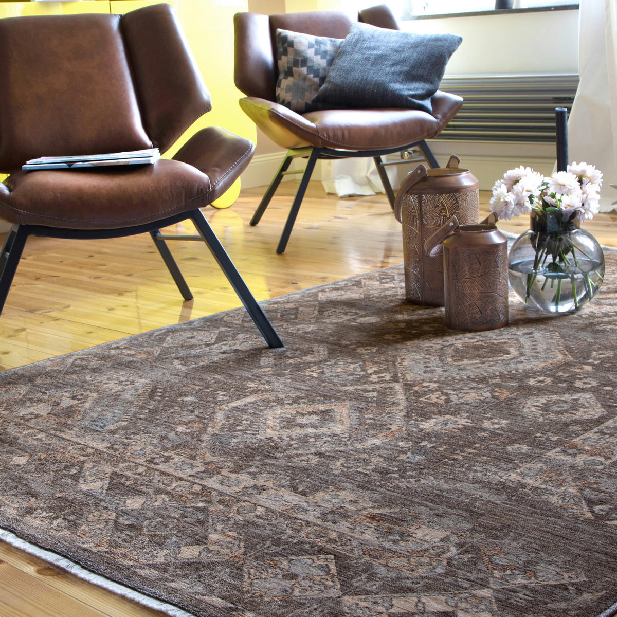 Obsession Teppich My Laos taupe B/L: ca. 80x150 cm My Laos - taupe (80,00/150,00cm) - Obsession