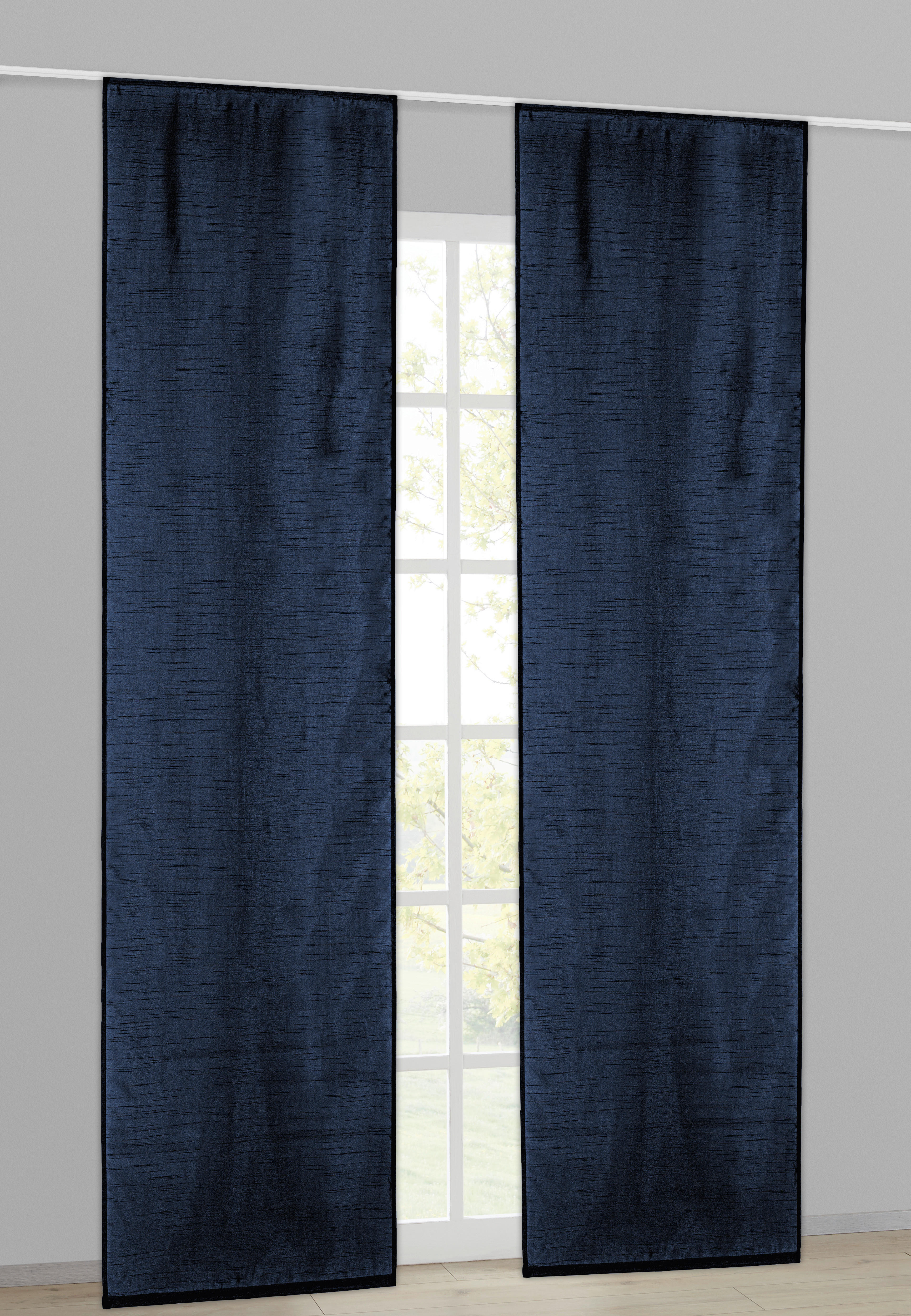 Schiebevorhang Taifun blau B/L: ca. 60x245 cm Taifun - blau (60,00/245,00cm) - Acus