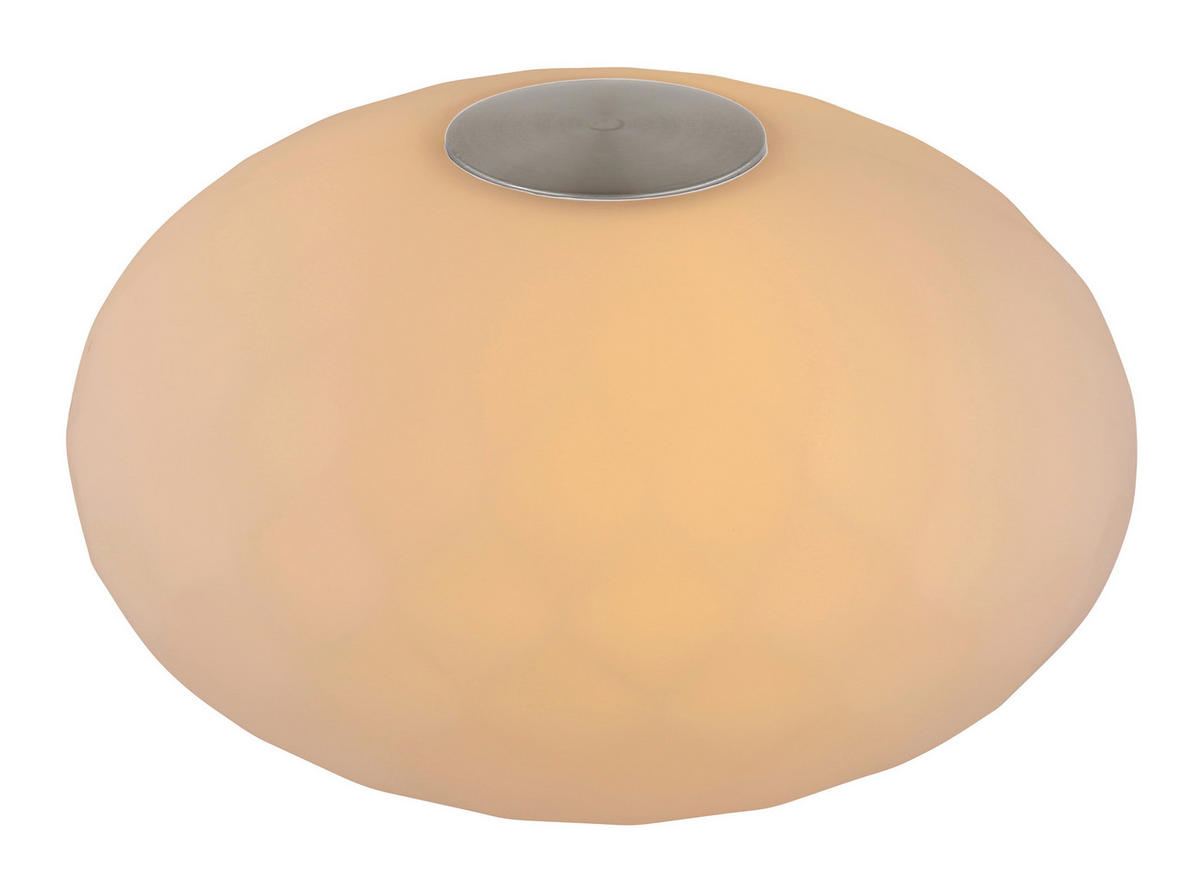 GLOBO LED-Tischleuchte LEALA 28068 schwarz weiß Kunststoff H/D: ca. 11,7x20 cm 6 Brennstellen LEALA - weiß/schwarz (20,00/11,70cm) - GLOBO