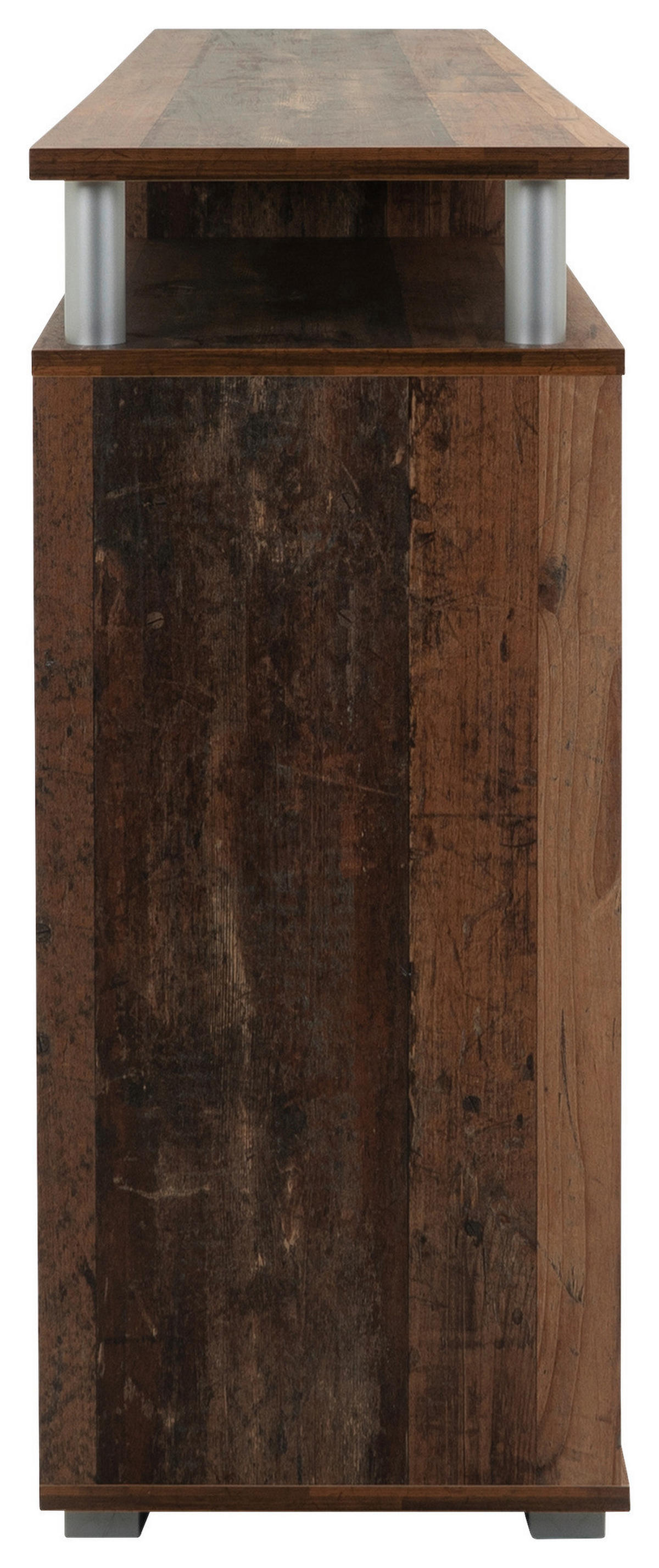 Sideboard Maximo Old Wood Nachbildung anthrazit B/H/T: ca. 208x94x38 cm Maximo - anthrazit (208,00/94,00/38,00cm)