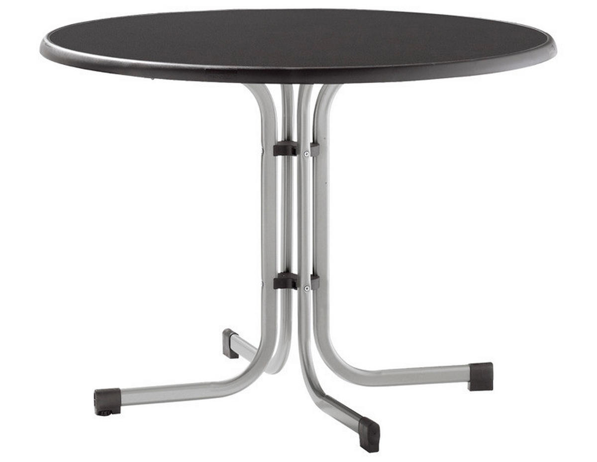 Sieger Boulevardtisch anthrazit Stahl H/D: ca. 72x100 cm Boulevardtisch_Sieger - anthrazit (100,00/72,00cm) - Sieger