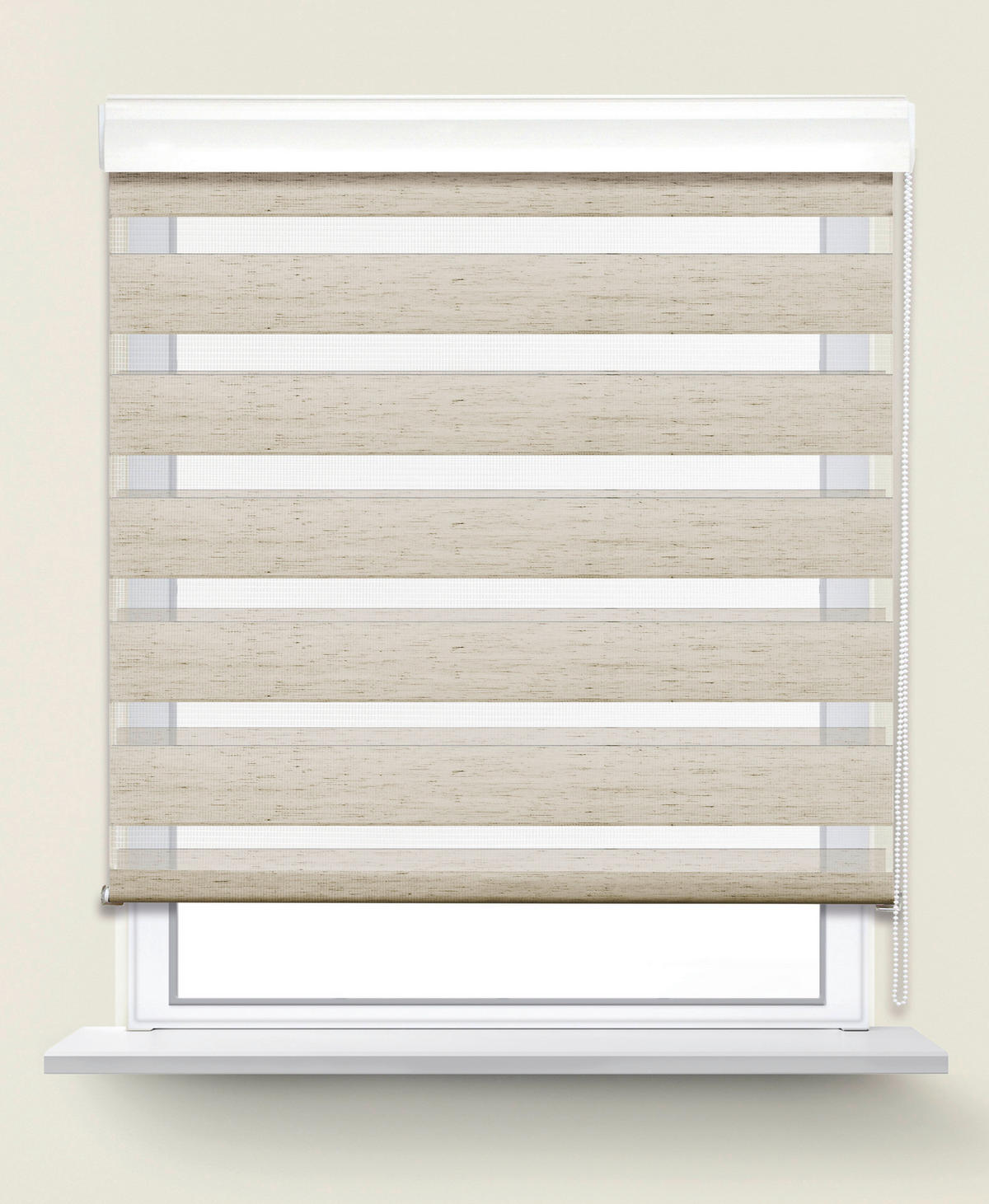 POCOline Doppelrollo mit Blende Easy-Fix natur B/L: ca. 45x160 cm Easy-Fix - natur (45,00/160,00cm) - POCOline