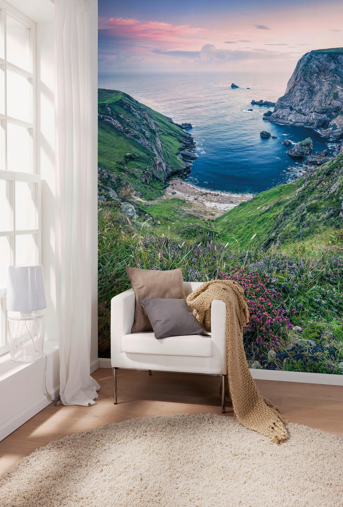 Komar Fototapete The Blue Bay B/L: ca. 200x250 cm The Blue Bay - (200,00/250,00cm) - Komar