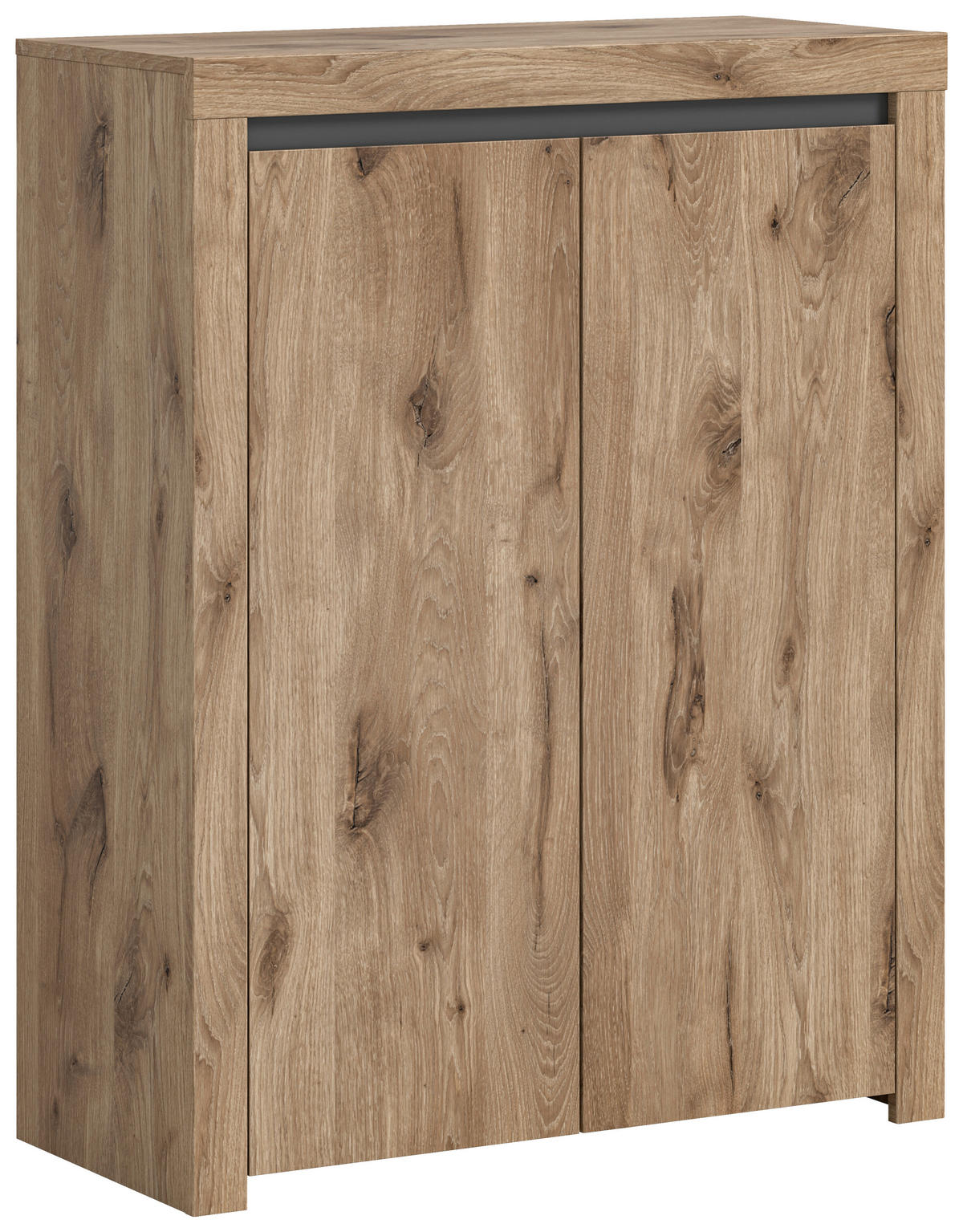 Kommode Woody Nox Oak Nachbildung anthrazit B/H/T: ca. 81x105x37 cm Woody - anthrazit (81,00/105,00/37,00cm)
