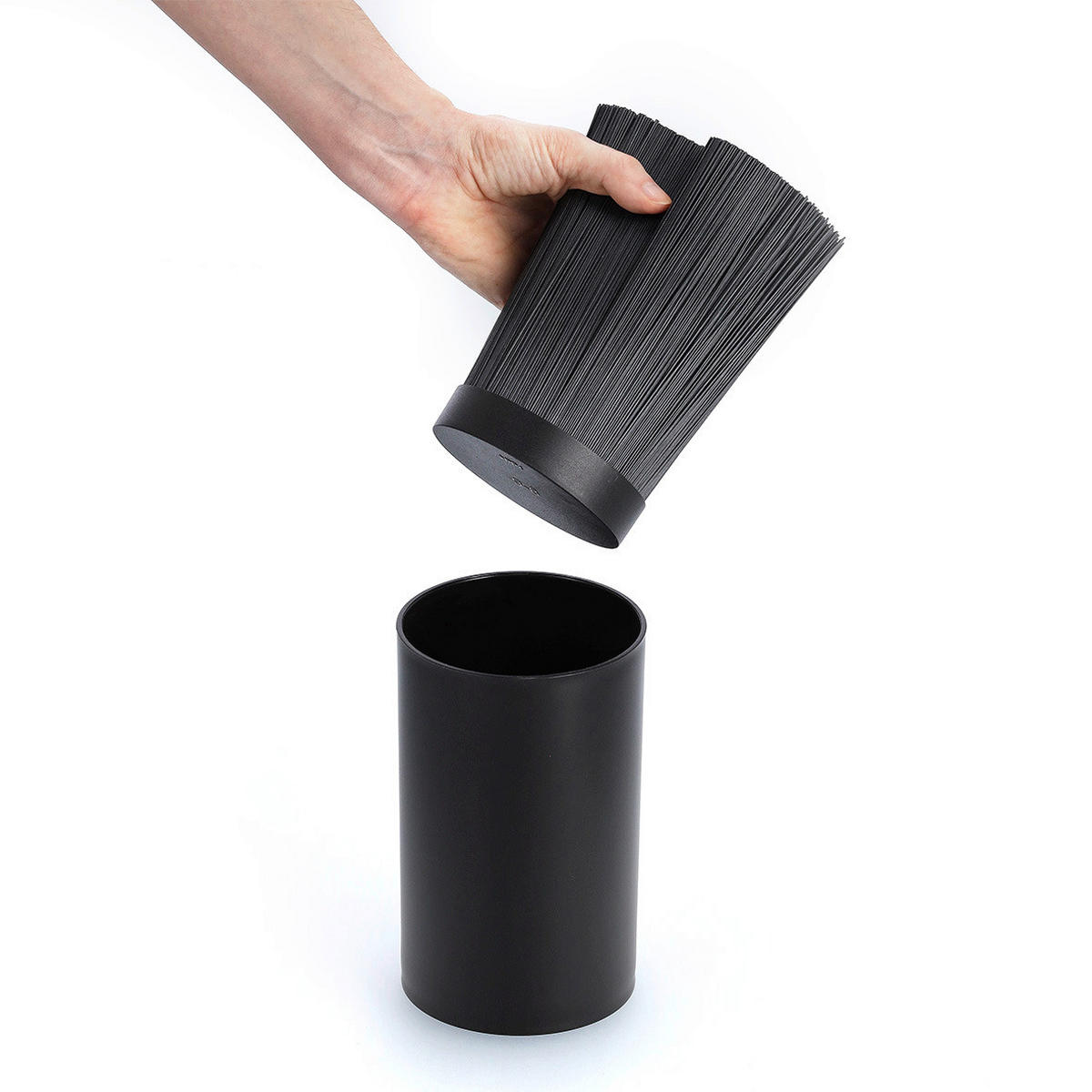 Zeller Messerblock Messerblock - schwarz (11,00/11,00/18,00cm) - Zeller