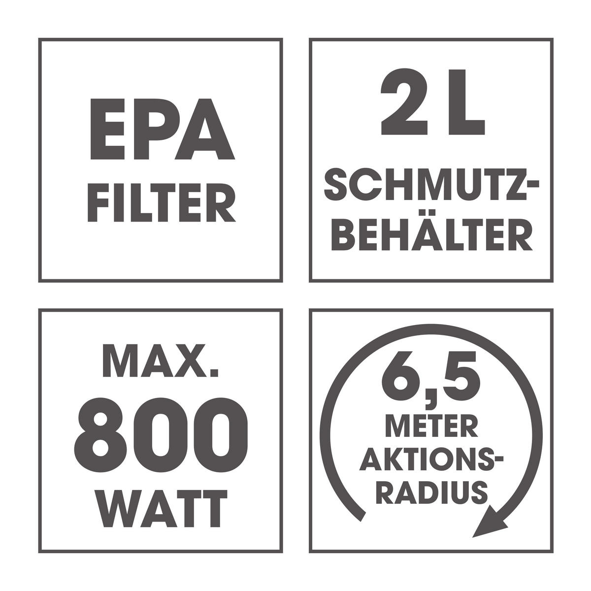 CLEANmaxx Staubsauger schwarz rot B/H/L: ca. 28x32x40 cm Staubsauger_Zyklon - rot/schwarz (40,00/28,00/32,00cm) - CLEANmaxx
