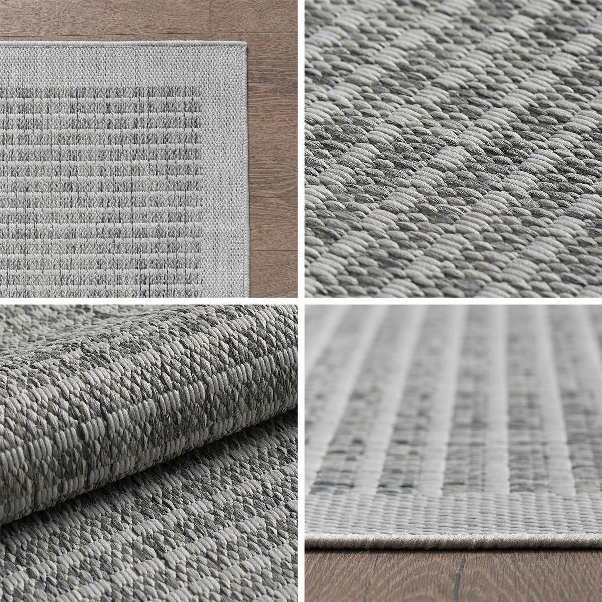 Ayyildiz Teppich GIZA grau B/L: ca. 140x200 cm GIZA - grau (140,00/200,00cm) - Ayyildiz