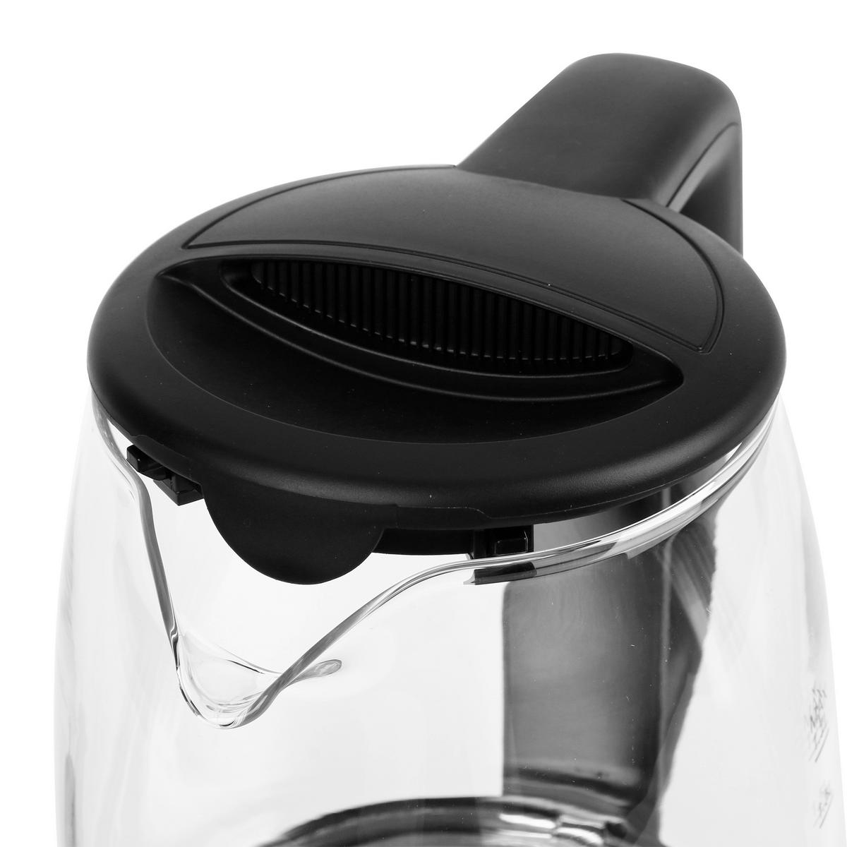 Emerio Glas-Wasserkocher WK-130126 transparent Glas B/H/T: ca. 18,2x24,3x22,5 cm ca. 1,7 l Wasserkocher_Glas WK-130126 - transparent (18,20/24,30/22,50cm) - Emerio