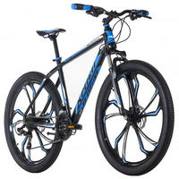 KS-Cycling Mountain-Bike Xplicit 598M  27,5 Zoll Rahmenhöhe 53 cm 21 Gänge schwarz schwarz ca. 27,5 Zoll Xplicit - blau/schwarz - KS-Cycling