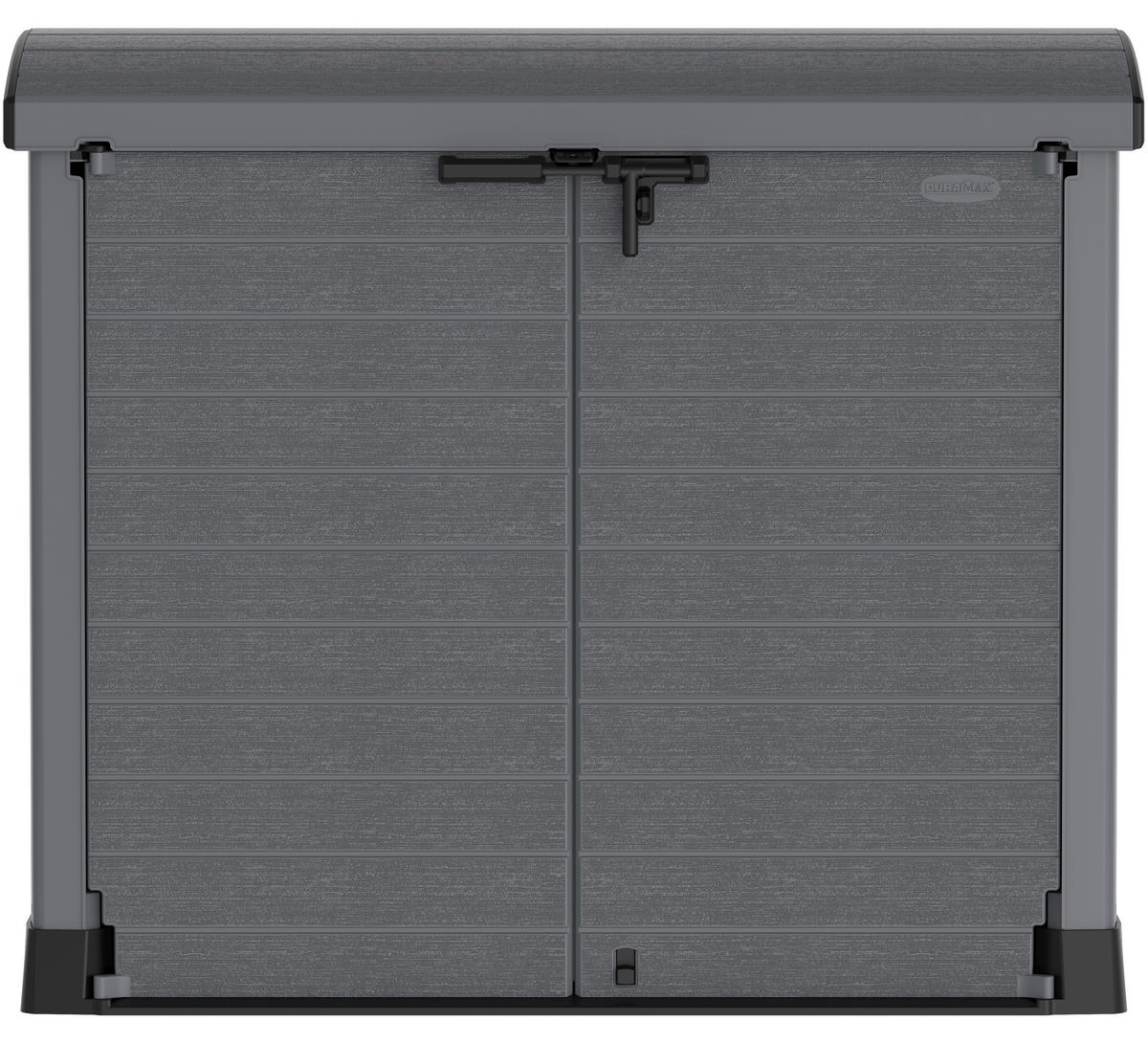 VCM Mülltonnenbox 2er StoreAway grau Kunststoff B/H/L: ca. 145x125x83 cm StoreAway - grau (83,00/145,00/125,00cm) - VCM
