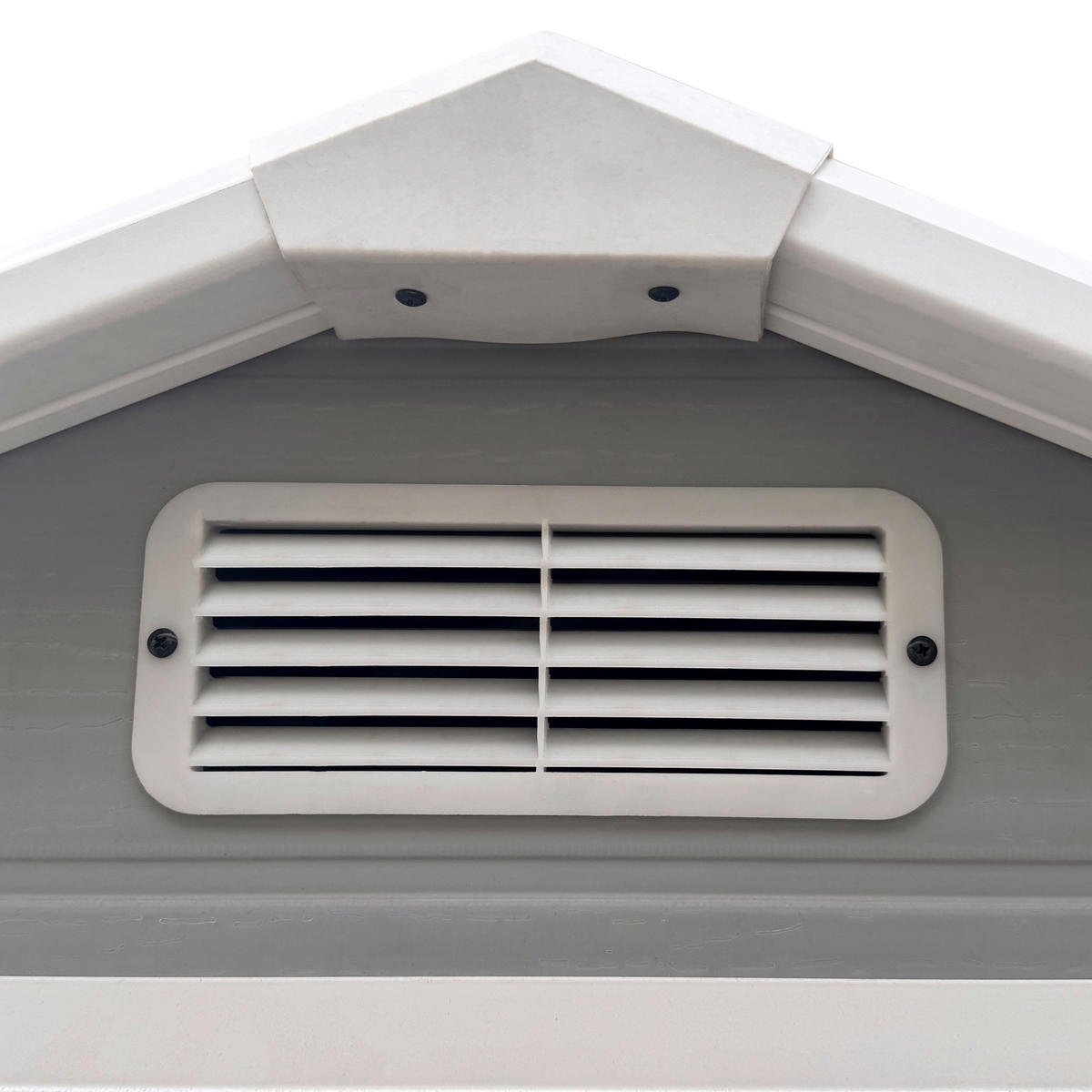 POCOline Gartenhaus Basic grau Basic - weiß/grau - POCOline