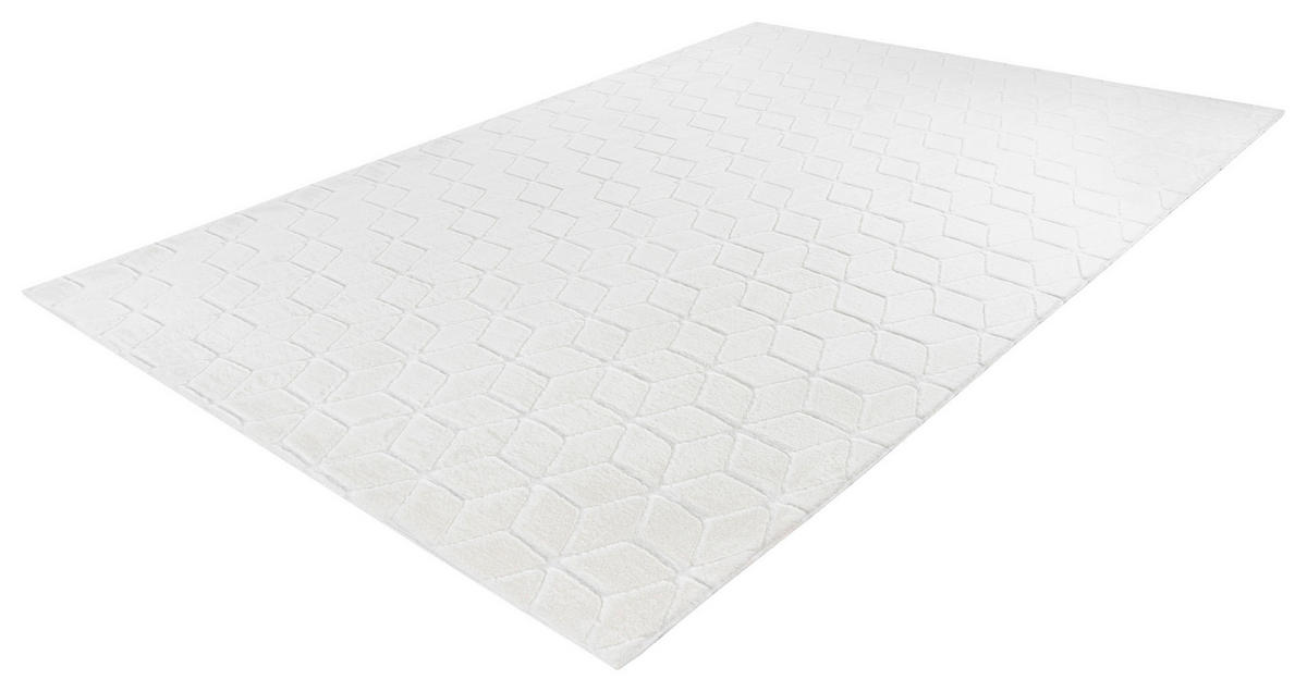 360Living Teppich Vivica weiß B/L: ca. 120x160 cm Vivica - weiß (120,00/160,00cm) - 360Living