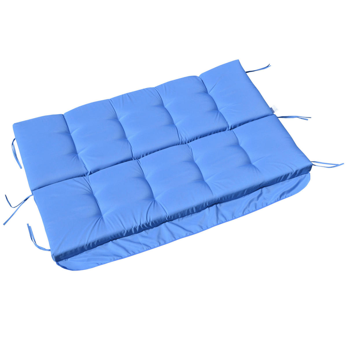Outsunny Sitzkissen blau Polyester B/H/L: ca. 100x8x170 cm Sitzkissen - blau (170,00/100,00/8,00cm) - Outsunny