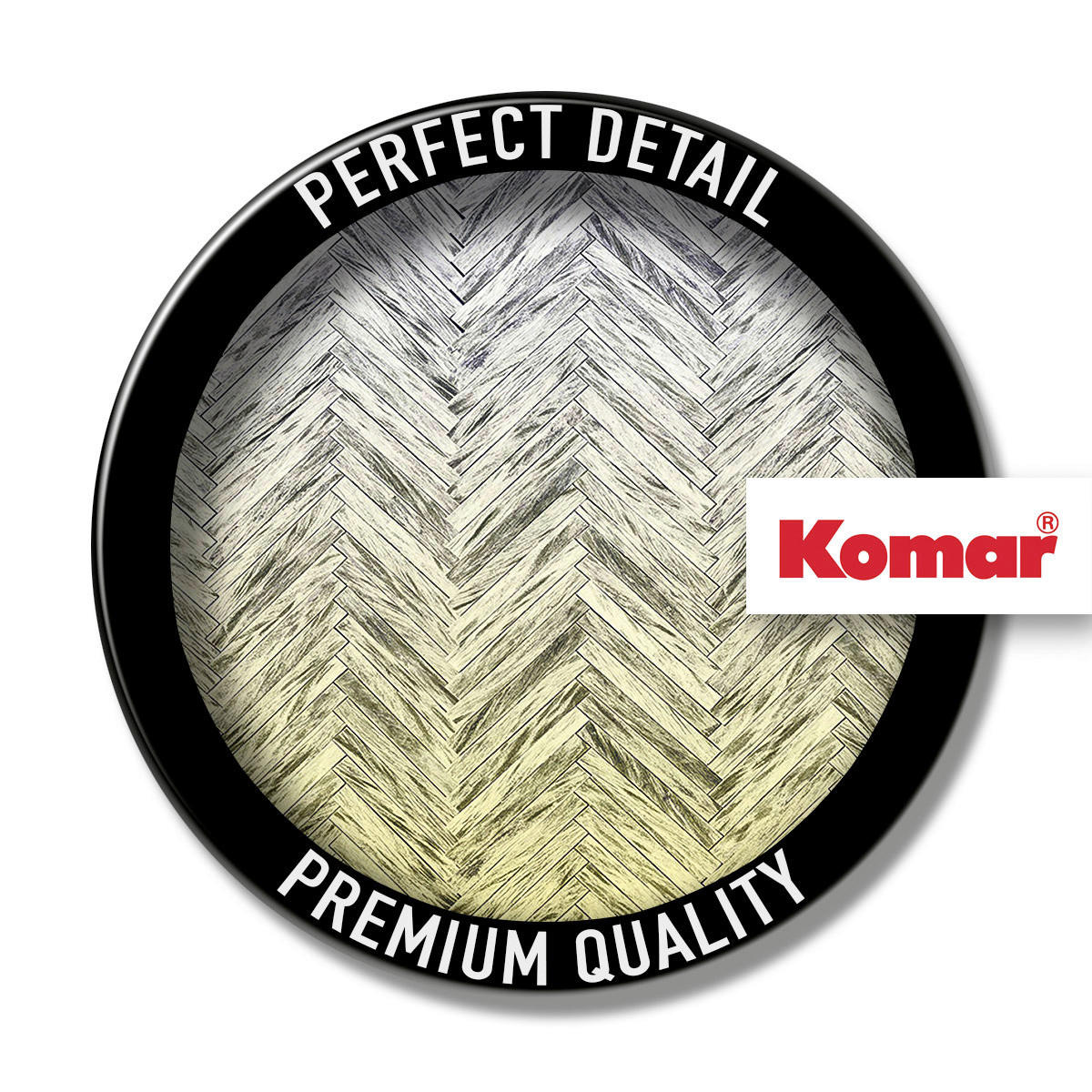 Komar Fototapete Herringbone Yellow Panel B/L: ca. 100x250 cm Herringbone Yellow Panel - (100,00/250,00cm) - Komar