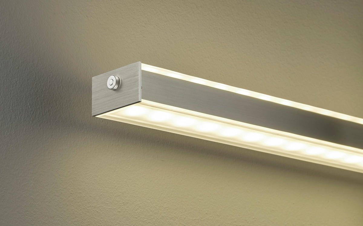 Fischer & Honsel LED-Pendelleuchte 60059 nickel matt Metall Acryl B/H/T: ca. 115x150x7 cm 2.0 Brennstellen Vitan TW - nickel matt (115,00/150,00/7,00cm) - Fischer & Honsel