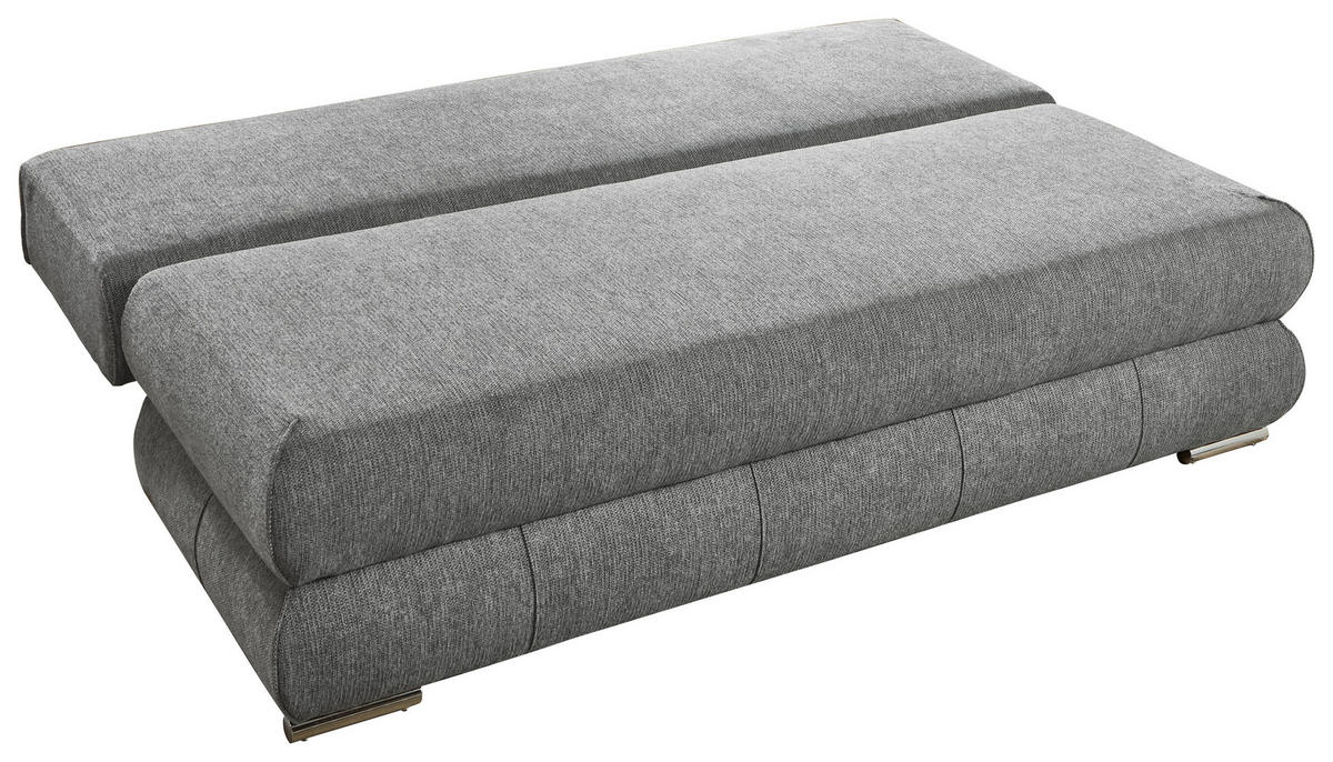 Schlafsofa Biel silber B/H/T: ca. 199x97x95 cm Biel - silber (199,00/97,00/95,00cm)