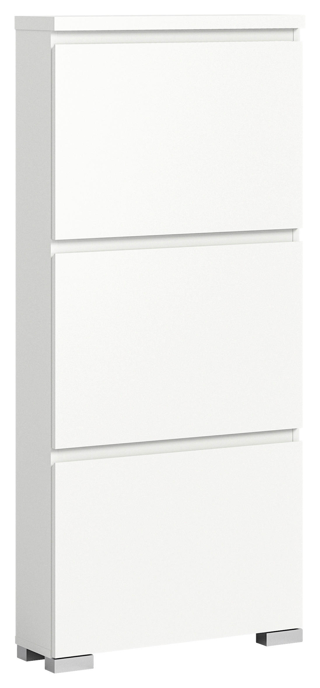 Schuhschrank Shoelove weiß B/H/T: ca. 60x130x18 cm Shoelove - weiß (60,00/130,00/18,00cm) - xonox.home