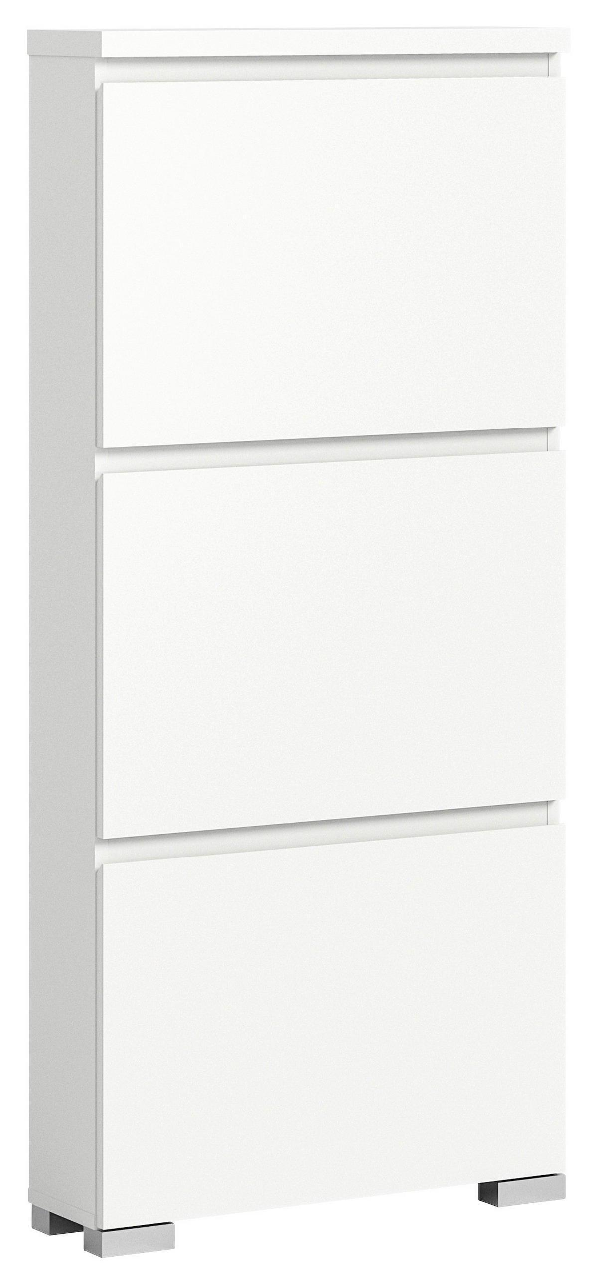 Schuhschrank Shoelove weiß B/H/T: ca. 60x130x18 cm Shoelove - weiß (60,00/130,00/18,00cm) - xonox.home