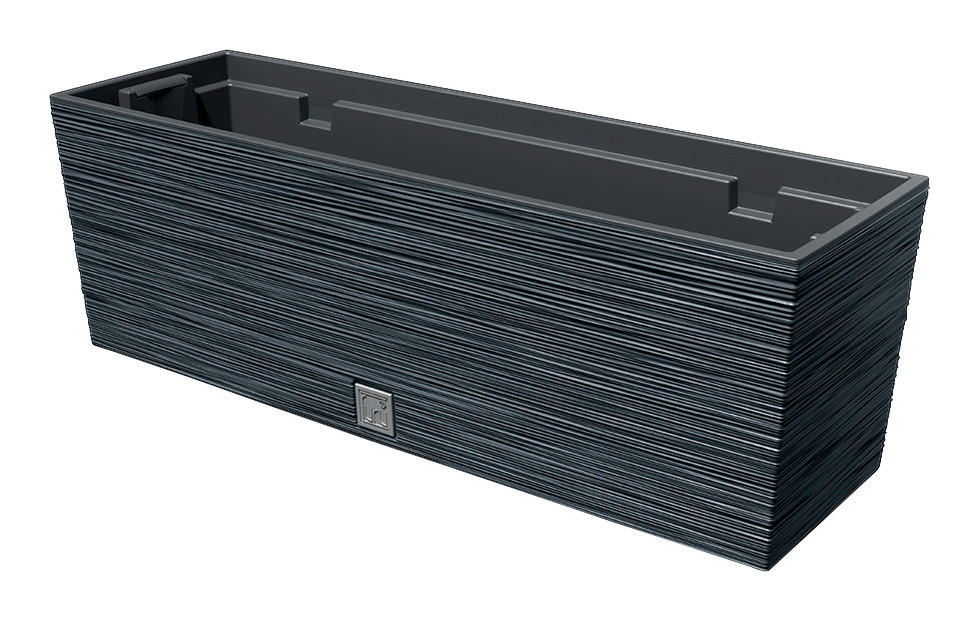 Prosperplast Blumentopf FURU CASE TOWER anthrazit Kunststoff B/H/L: ca. 18x50x58 cm FURU CASE TOWER - anthrazit (58,00/18,00/50,00cm) - Prosperplast