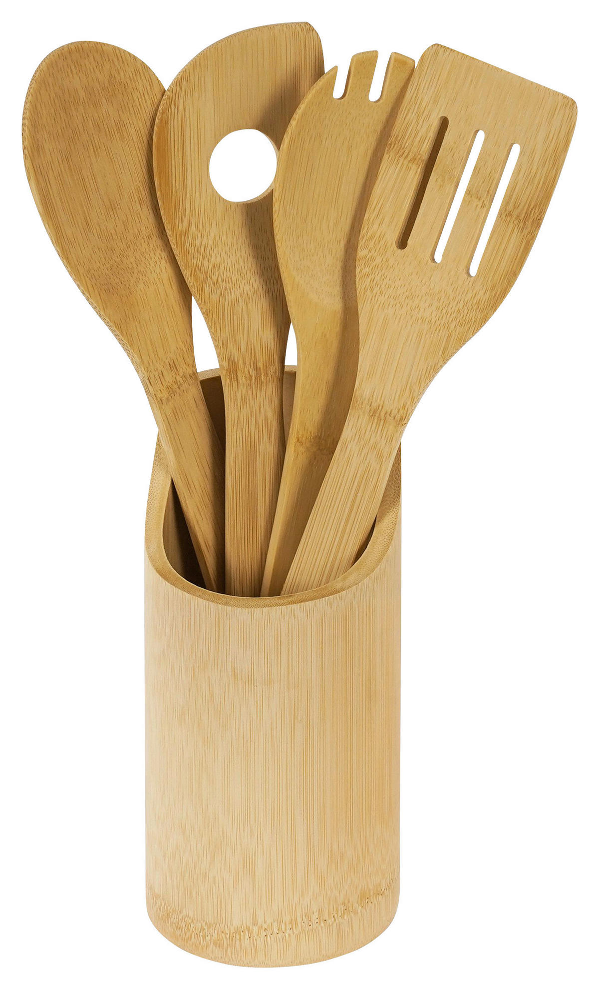 POCOline Haushaltshelfer natur Bambus Küchenhelferset_5tlg. - natur - POCOline