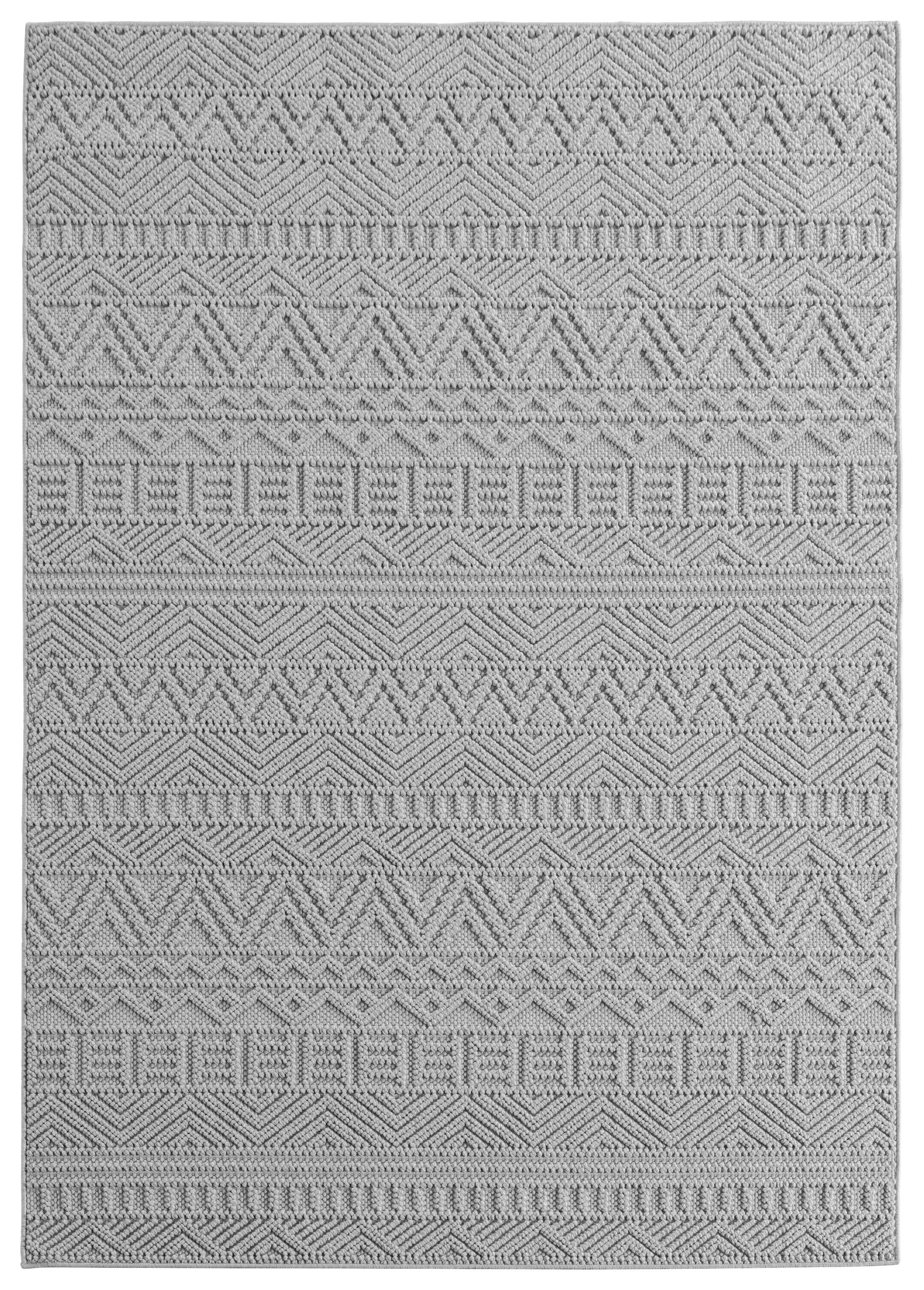 Ayyildiz Kurzflorteppich HELIX silber B/H/L: ca. 120x0,7x170 cm HELIX - silber (170,00/120,00/0,70cm) - Ayyildiz