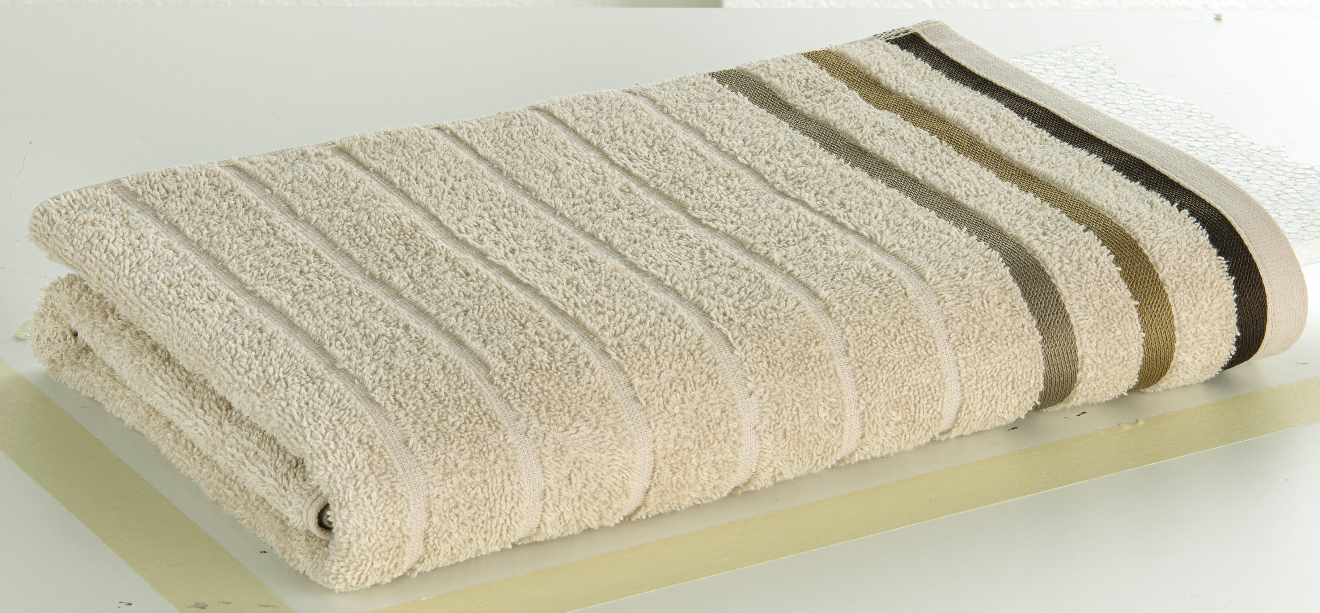 Duschtuch Marta Marta - sand (70,00/140,00cm) - oh cosy