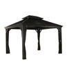 Sojag Pavillon Messina anthrazit Metall B/H/L: ca. 363x292x298 cm Messina - anthrazit (298,00/363,00/292,00cm) - Sojag