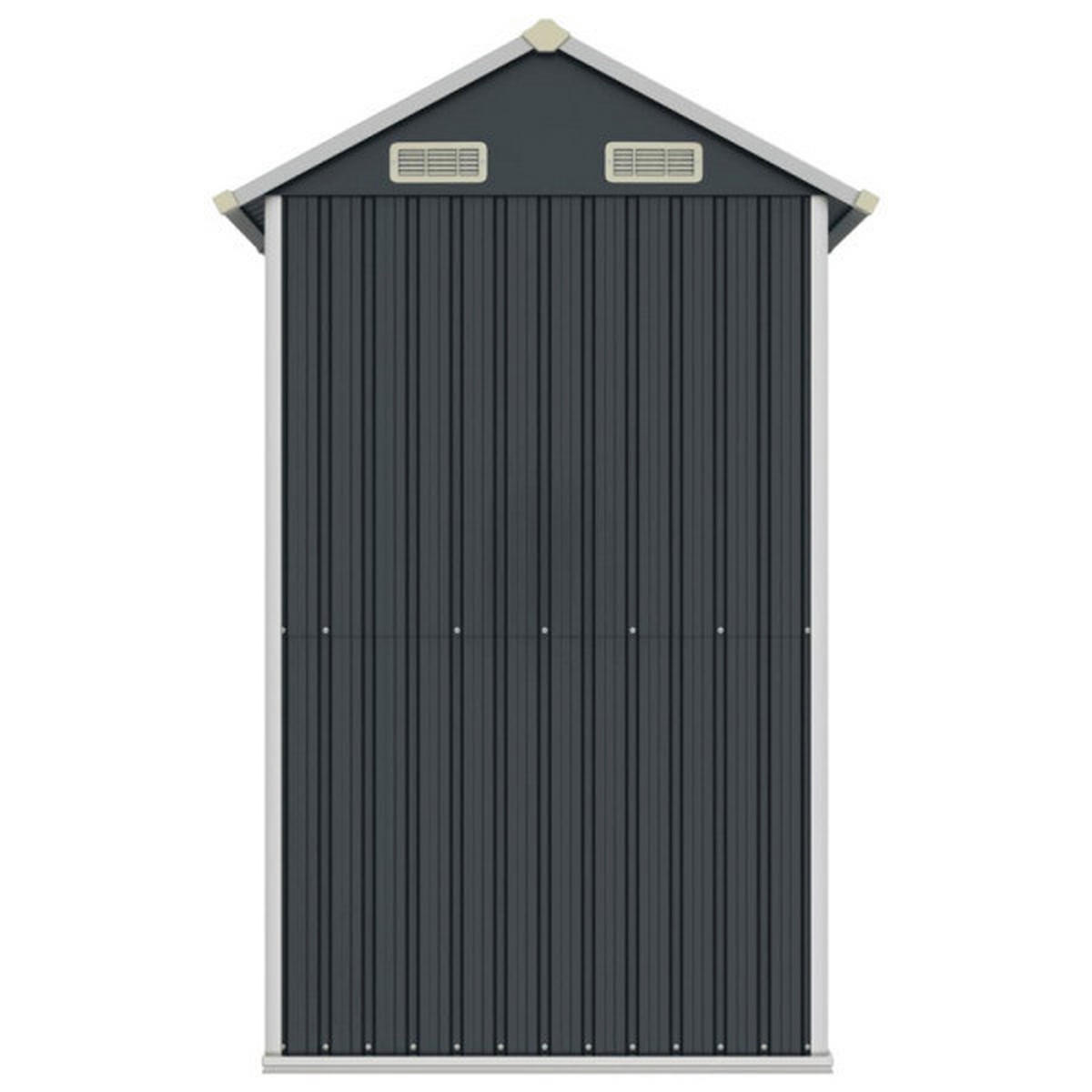 vidaXL Gartenhaus anthrazit B/H/T: ca. 192x237x152,5 cm Gartenhaus - anthrazit (192,00/237,00/152,50cm) - vidaXL