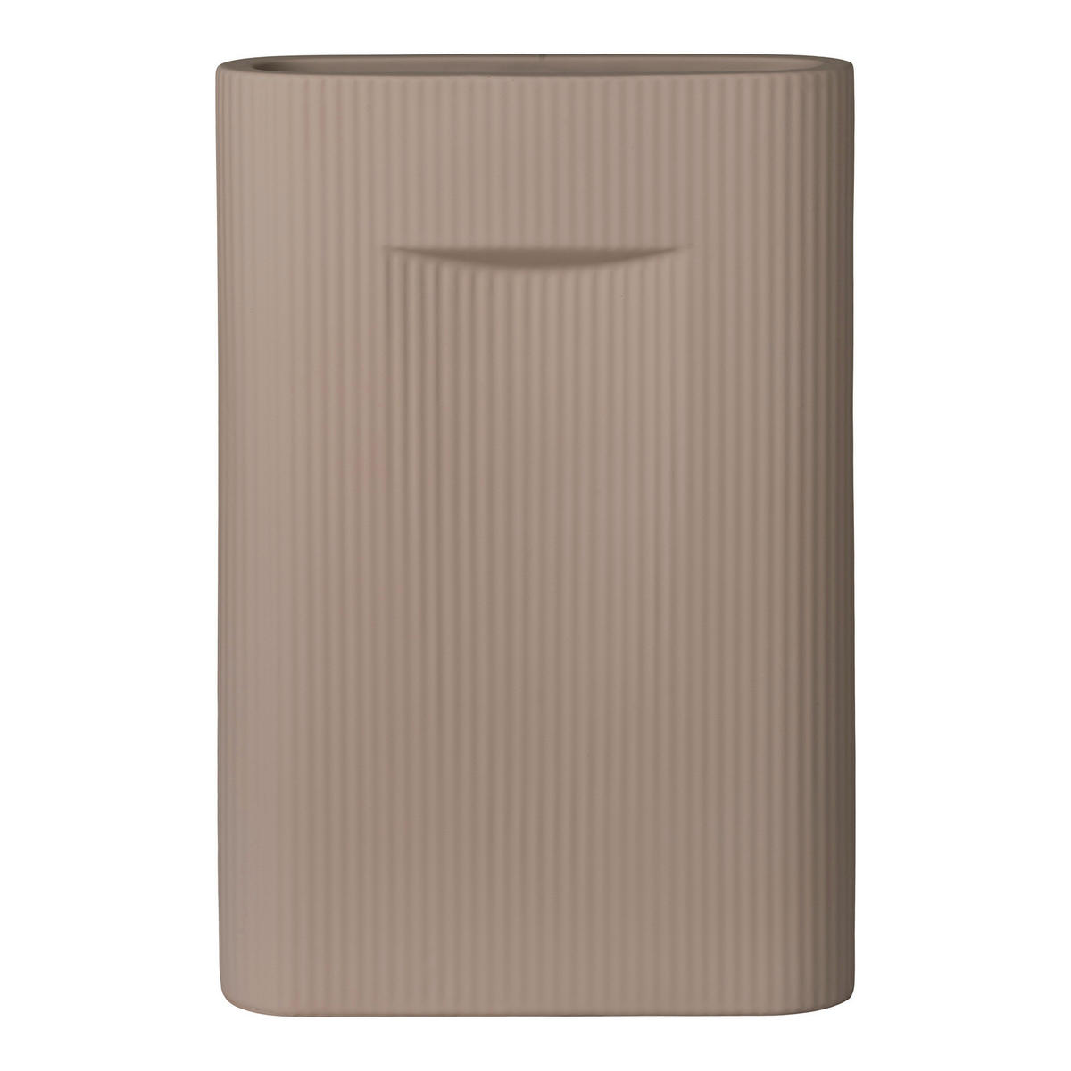 Vase braun Steinzeug B/H/L: ca. 8,5x35,5x24 cm Vase - braun (24,00/8,50/35,50cm)