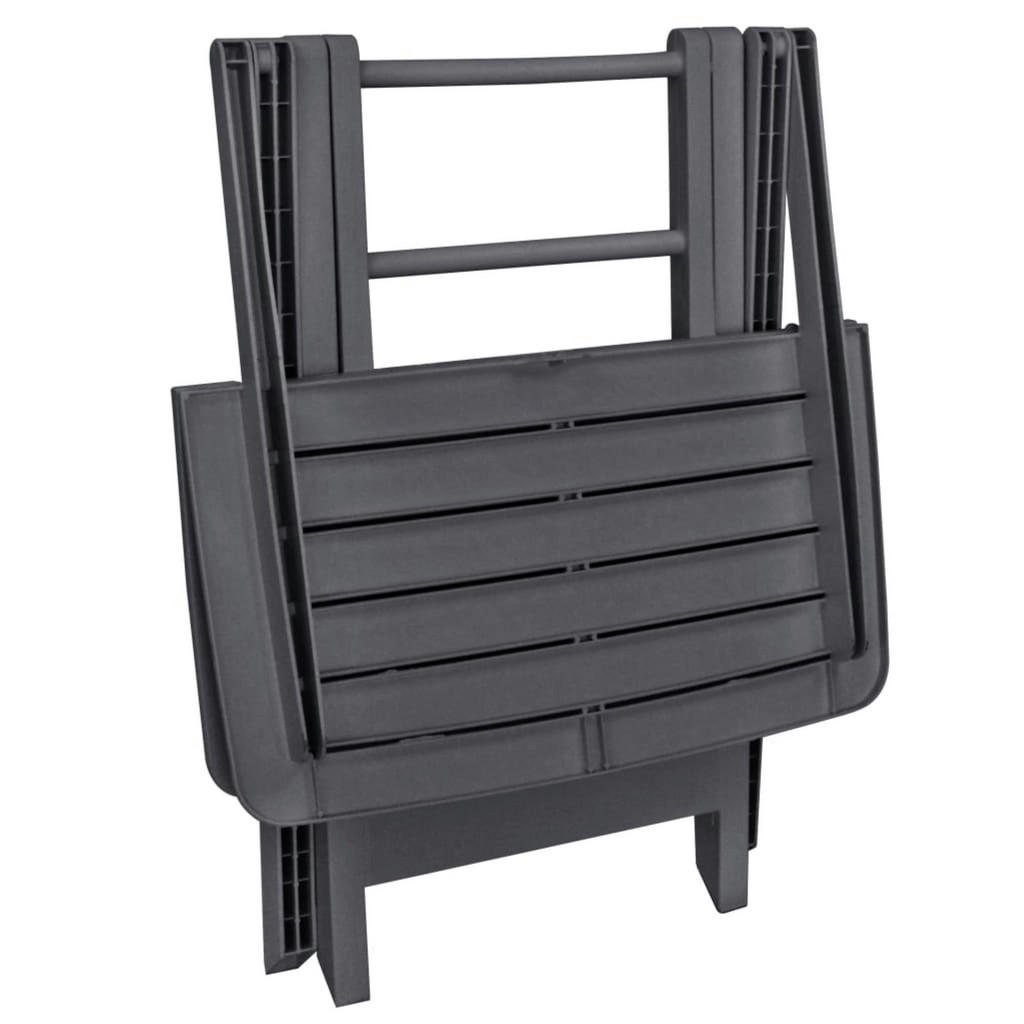 Thumbnail - ProGarden Klapptisch Tevere anthrazit Polypropylen B/H/L: ca. 72x70x79 cm