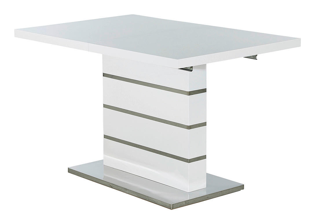 Esstisch  weiß Lack Hochglanz B/H/T: ca. 120x76x80 cm Antonia_Esstisch 2 - weiß (120,00/76,00/80,00cm)