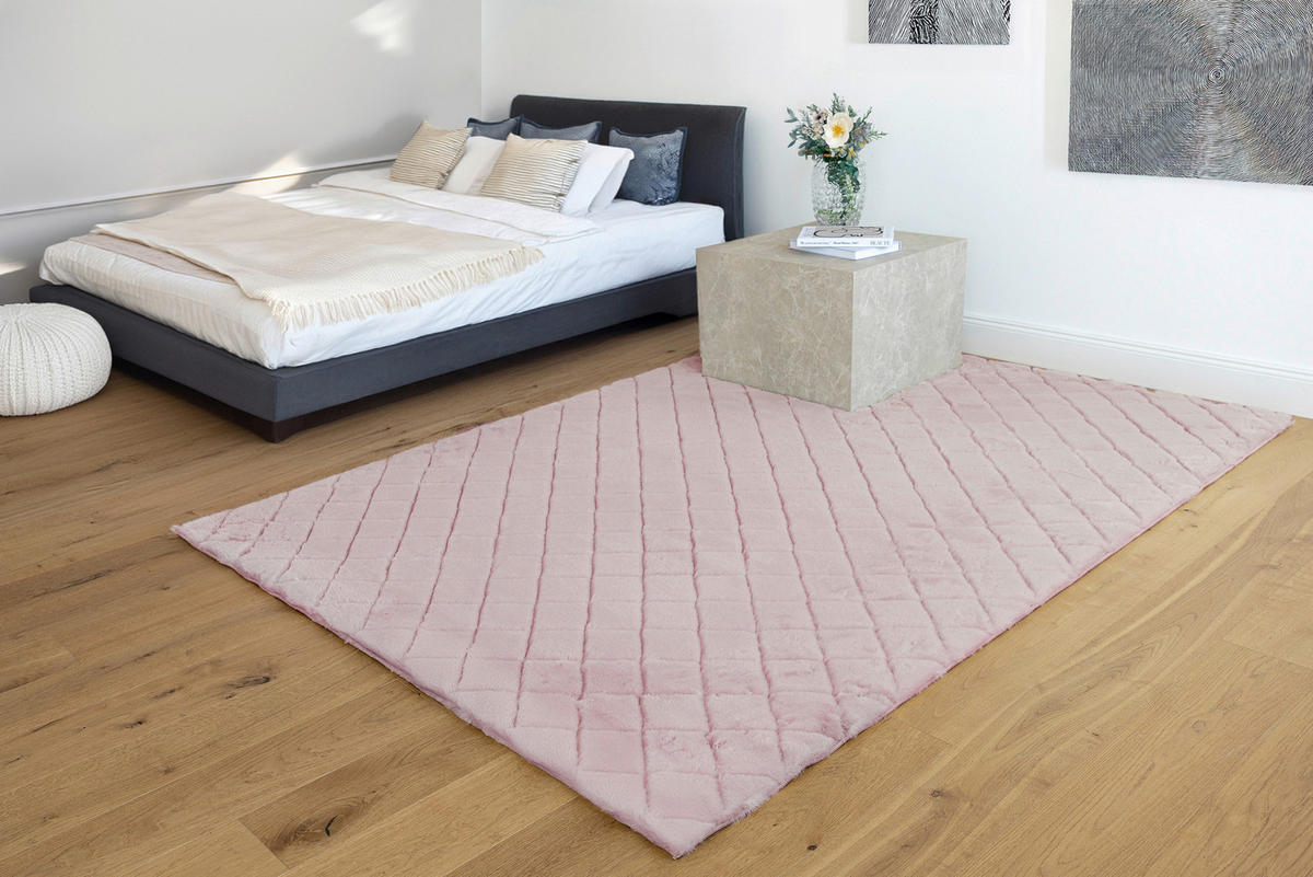 Padiro Hochflorteppich Imala 125 rosa B/H/L: ca. 160x3x230 cm Imala 125 - rosa (230,00/160,00/3,00cm) - Padiro
