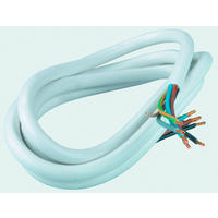 UniTec Herdanschlussleitung weiß L: ca. 200 cm Herdanschlussleitung 2m - weiß (200,00cm) - UniTec