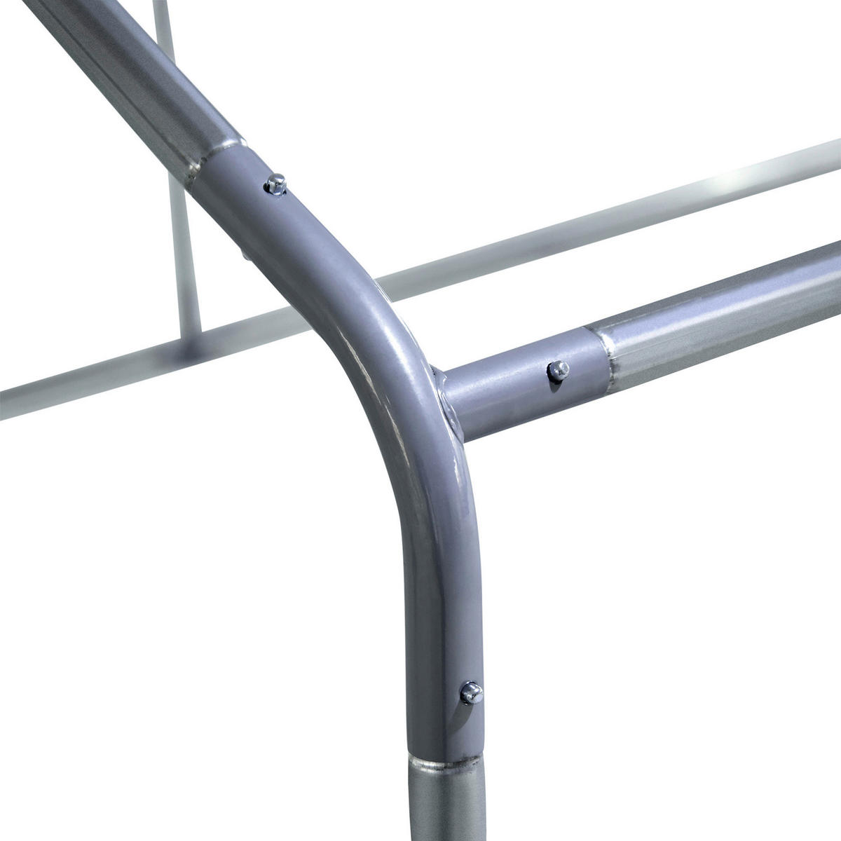 PawHut Stall silber Edelstahl B/H/L: ca. 380x280x195 cm Hühnerstall - silber/grau (195,00/380,00/280,00cm) - PawHut