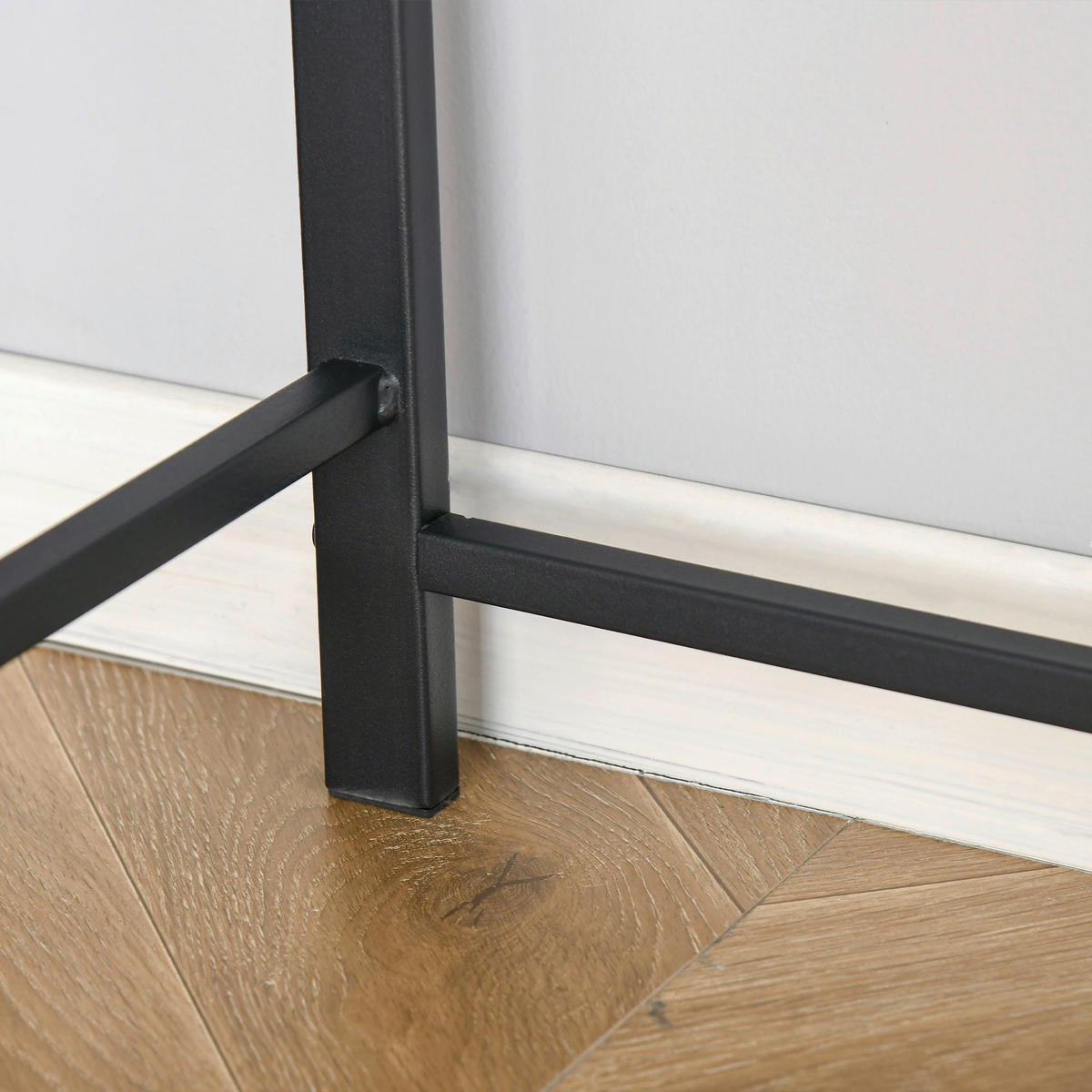 Schreibtisch 836-055 walnuss Nachbildung schwarz B/H/T: ca. 84x85x45 cm 836-055 - schwarz/walnuss (84,00/85,00/45,00cm) - HOMCOM