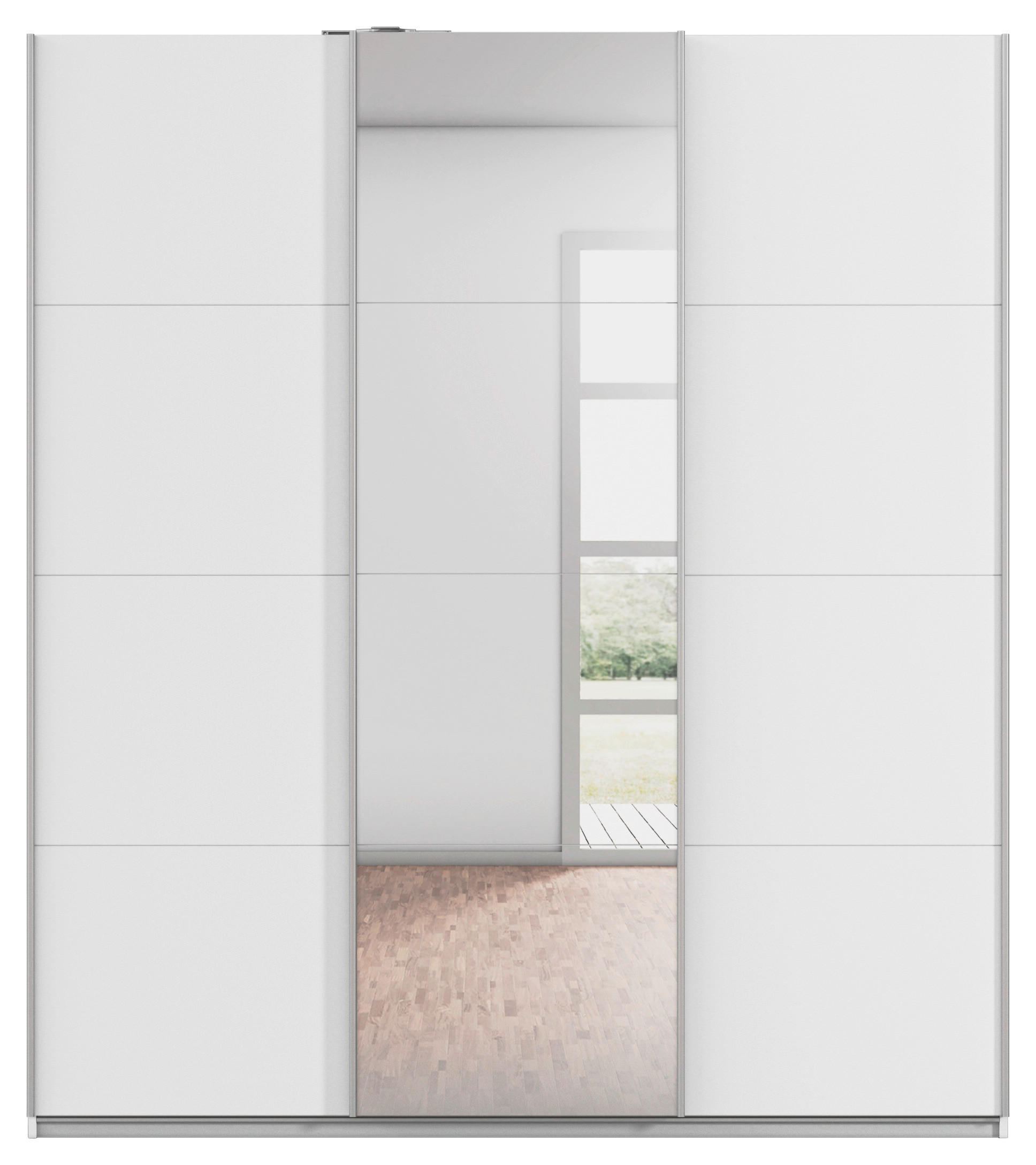 Thumbnail - Kleiderschrank Kulmbach Alpinweiß B/H/T: ca. 203x229x62 cm