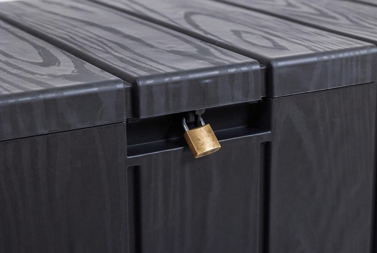 Toomax Aufbewahrungsbox Bravo anthrazit Kunststoff B/H/L: ca. 56x45x117,5 cm Bravo - anthrazit (117,50/56,00/45,00cm) - Toomax