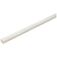 Viertelstab L/B/H: ca. 250x1,2x1,2 cm pro Stück Viertelstab 12mm 0026 weiß - weiß (250,00/1,20/1,20cm)