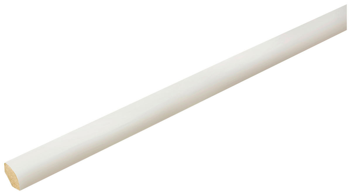 Viertelstab L/B/H: ca. 250x1,2x1,2 cm pro Stück Viertelstab 12mm 0026 weiß - weiß (250,00/1,20/1,20cm)