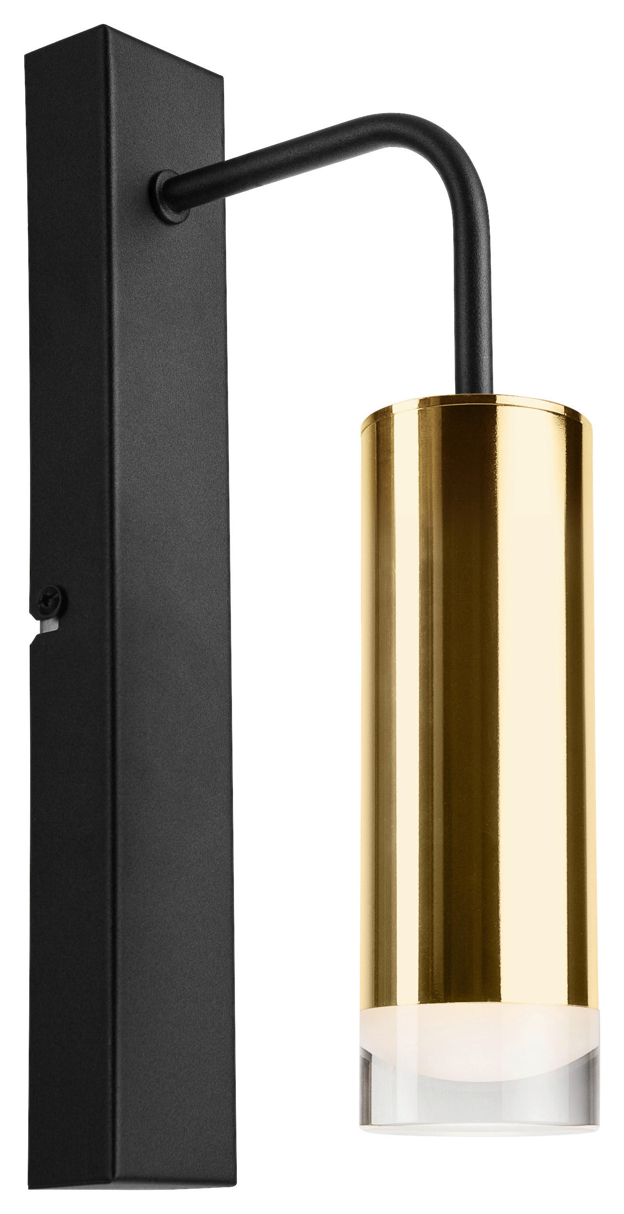Lamkur Wandleuchte DIEGO 39657 gold Stahl Aluminium Acryl H/L: ca. 32x32 cm E27 1 Brennstellen Diego - gold (32,00cm) - Lamkur
