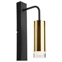 Lamkur Wandleuchte DIEGO 39657 gold Stahl Aluminium Acryl H/L: ca. 32x32 cm E27 1 Brennstellen Diego - gold (32,00cm) - Lamkur