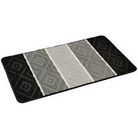Badematte Badematte_Prisma 70x120cm - schwarz/silber (70,00/120,00cm) - POCOline
