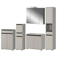 Badezimmer-Set 9932-186 steingrau B/H/T: ca. 250x190x34 cm 9932-186 - steingrau (250,00/190,00/34,00cm) - Germania