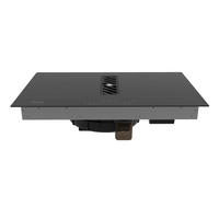 Respekta Induktionskochfeld mit Abzug Calima schwarz Schwarzglas B/H/T: ca. 83x20x51,5 cm Calima - schwarz (83,00/20,00/51,50cm) - Respekta