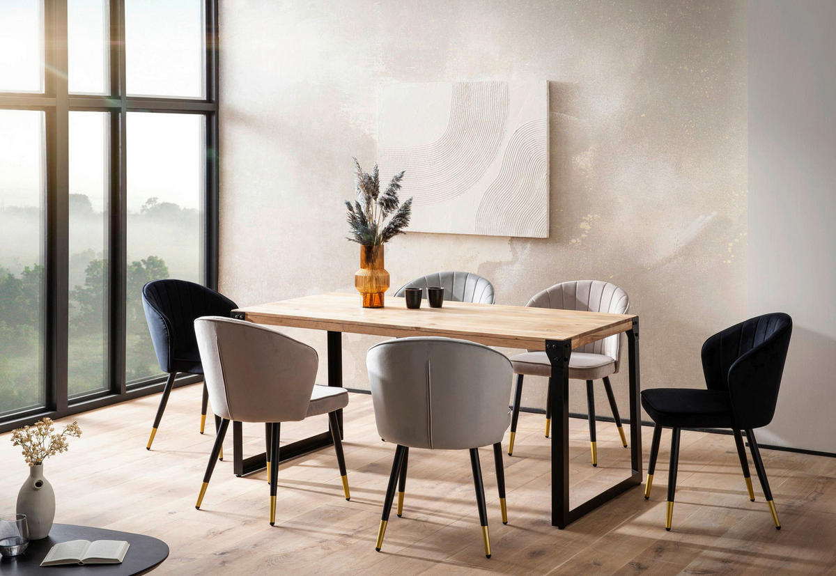 Esstisch B/H/T: ca. 180x76x90 cm Esszimmertisch - (180,00/76,00/90,00cm) - Wohnling