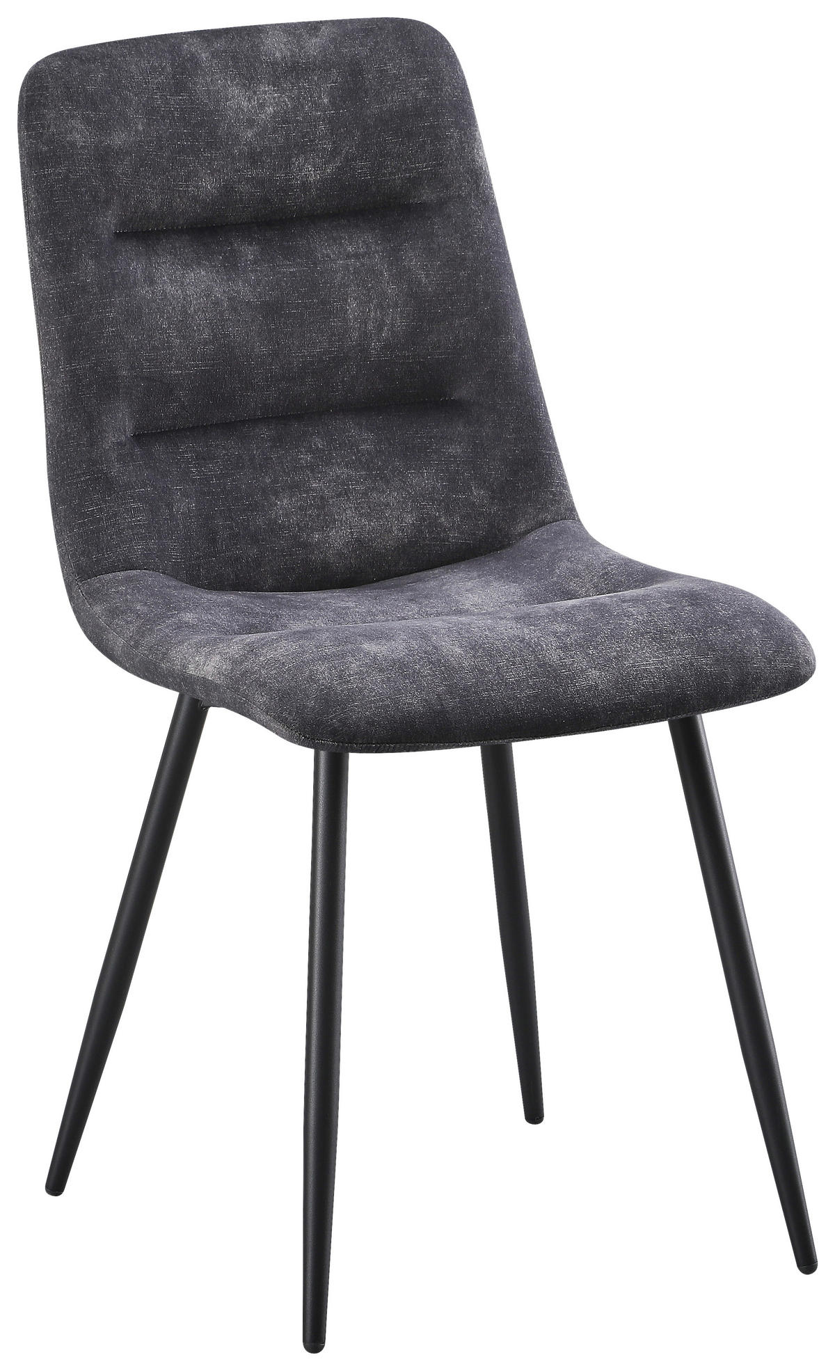 Stuhl Basti anthrazit Polyester B/H/T: ca. 45x87x43 cm Basti - schwarz/anthrazit (45,00/87,00/43,00cm)