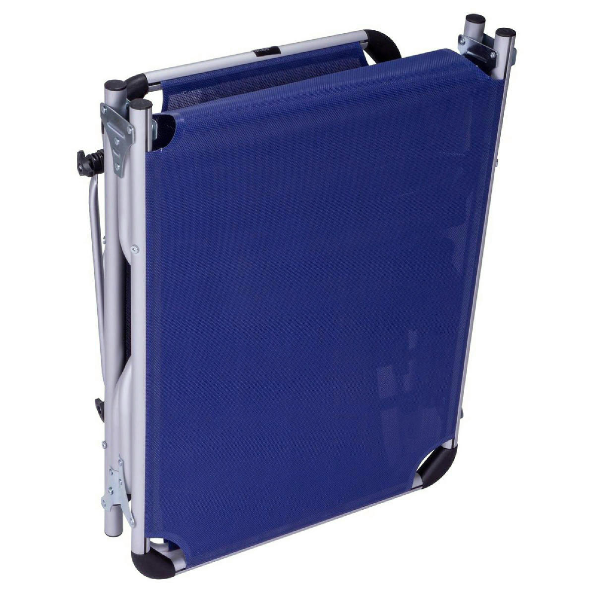 VCM Sonnenliege blau Aluminium B/H/L: ca. 57x30x187 cm Sonnenliege - blau (187,00/57,00/30,00cm) - VCM