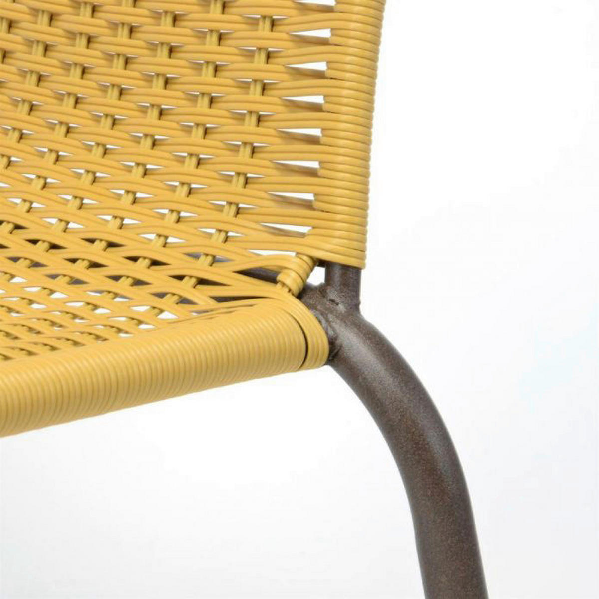 VCM Bistrostuhl beige Kunststoff B/H/T: ca. 53x73x60 cm Bistrostuhl - beige (53,00/73,00/60,00cm) - VCM